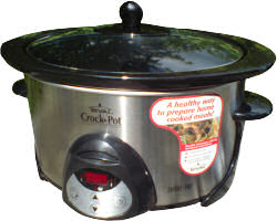 Rival Smart-Pot 5QT Crock Pot White Stoneware Slow Cooker SCVPE600